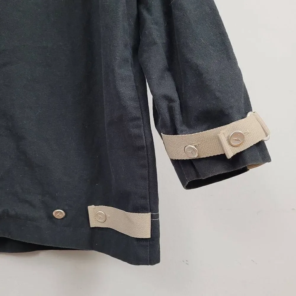 Vintage 90s Jordan Cotton Canvas Military Flight Jacket Sz XL Camo Mesh Interior